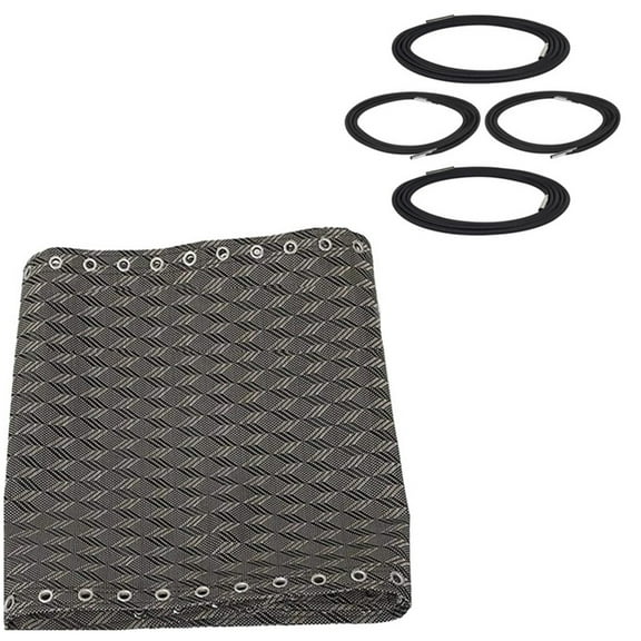 CIYISON Folding Recliner Chair Replacement Fabric Cloth with 4pcs Rope Chair Accessories