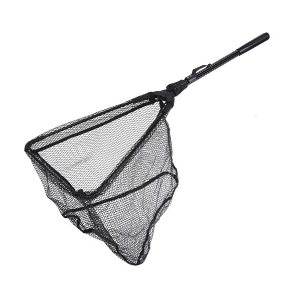 CIYISON Folding Triangular Fishing Landing Net with Grip Handle for Outdoor Use