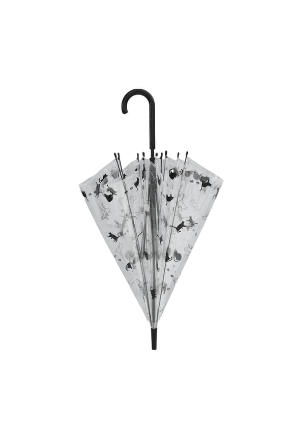 Folding Umbrella Household Durable Gadgets Rain Gear Transparent Enlarged and Thickened Small Plastic Umbrella Thickened