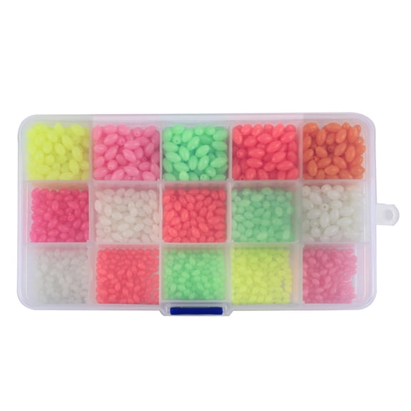 CIYISON Glow Eggs Beads Saltwater Fishing Tackle Punch Baits Rigging Beads