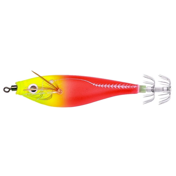 CIYISON Glow Shrimp Lures Squid Octopus Hook Artificial Squid Shrimp Hard Baits