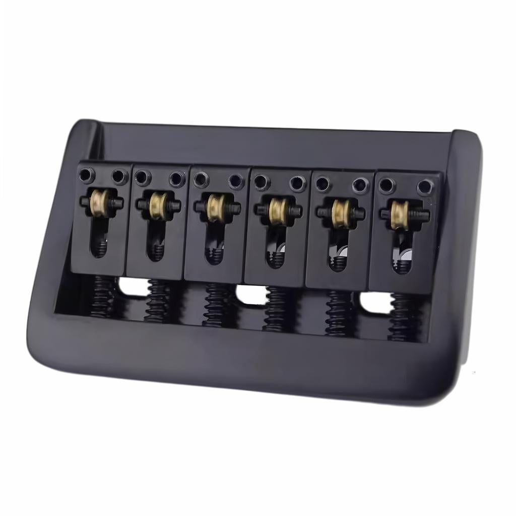 Fixed Bridge E CIYISON Guitar Bridge with Copper Fixed Saddles and Zinc Block ...