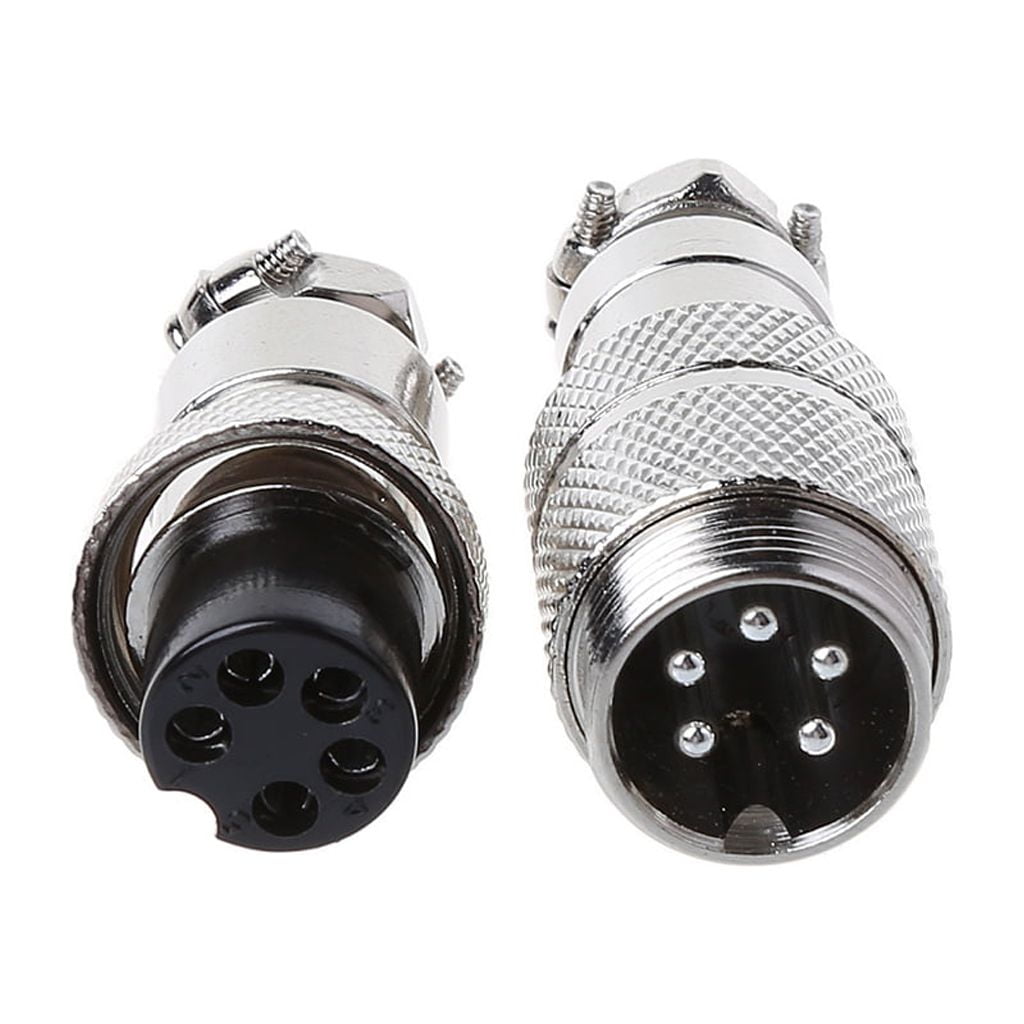 Connettore Aviation GX20 4 Pin - Spinotto Maschio/Femmina In Metallo Per Cavi - Foto 6