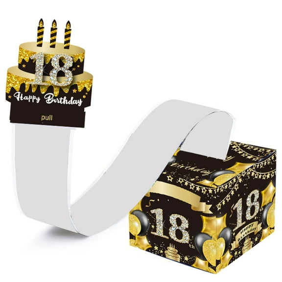 CIYISON Handmade Birthday Surprise Pull Out Money Box for Teens Creative Gift Decoration