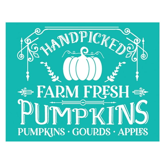CIYISON Handpicked Pumpkin Screen Printing Stencils Reusable Silk Screen Stencil Silkscreen Pattern Stencil DIY Painting on-Clay