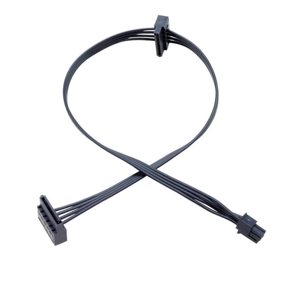 CIYISON Hard Drive Power Cable Replacement Mini 4Pin/4Pin/Min6Pin to Serial Double Cable