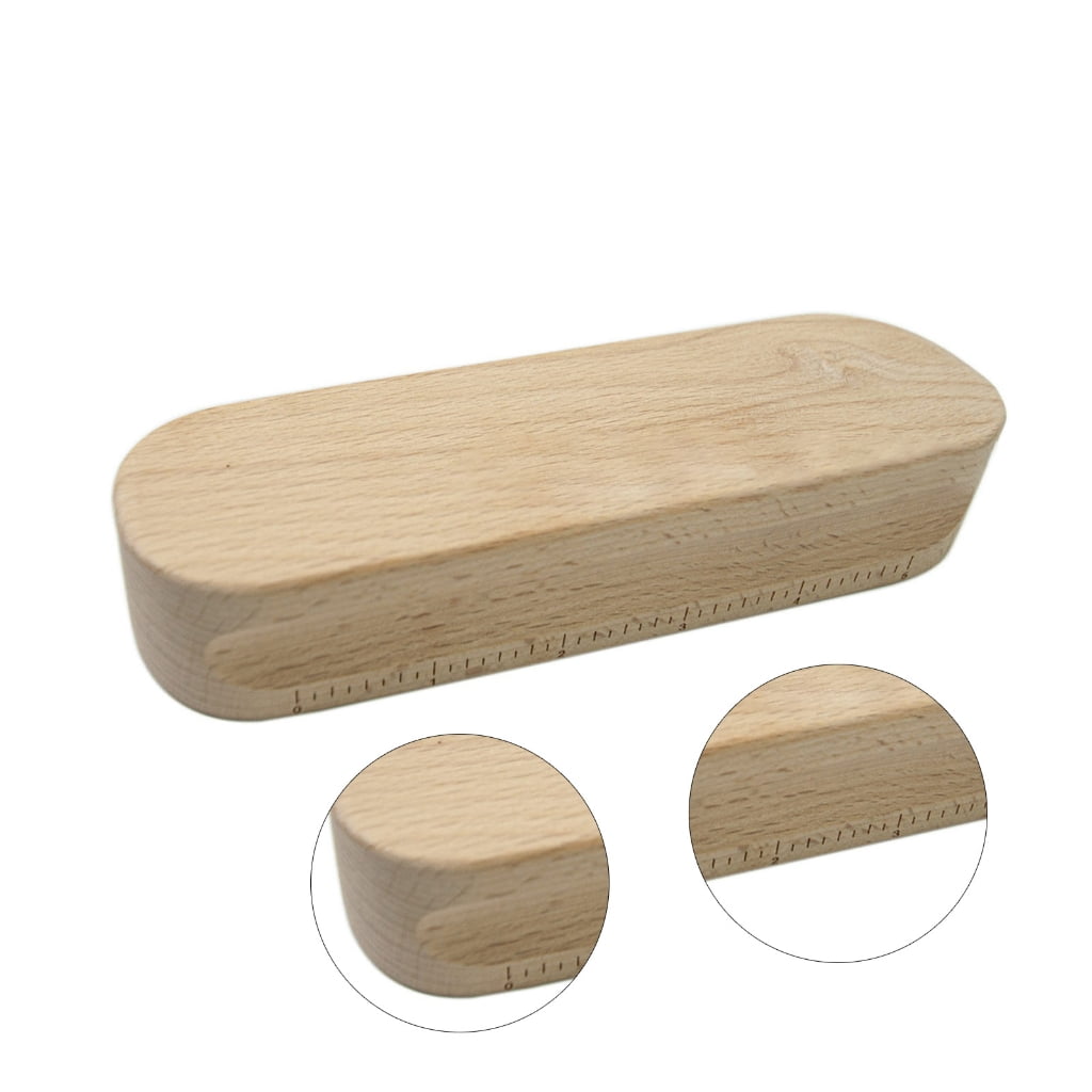 2-Piece Beech Wood Tailor's Clapper Set - 7 Inch & 12 Inch Wooden Ironing Tool For Sewing & Quilting - View #9