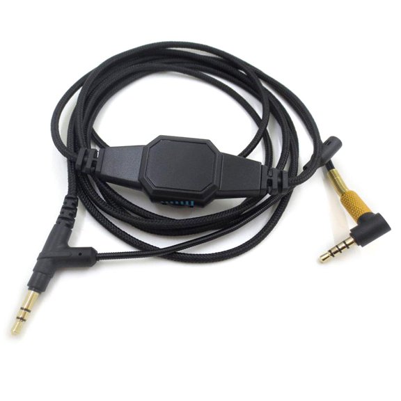 CIYISON Headphone Audio Cable with Mic Boom V-MODA Crossfade Volume Control Converts Headphones Gaming Headset