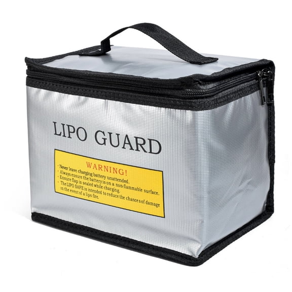 CIYISON Heavy Duty Fabric Battery Protective Bag Build In Charging Cable Port Fireproof Design for Travel Home Use