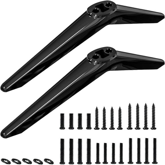 CIYISON Heavy Duty TV Base Stand for 60" 65" for Renters and Temporary Setups