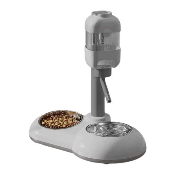 CIYISON Height Adjustable Dog Feeder Waterer Dog Bowl Water Feeder Large Capacity