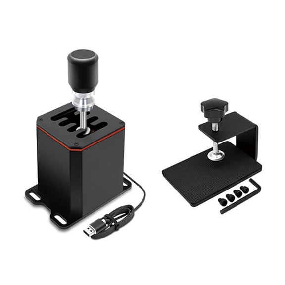 CIYISON Height Adjustable Racing Shifter for PC Racing Games USB Simulators Shifter