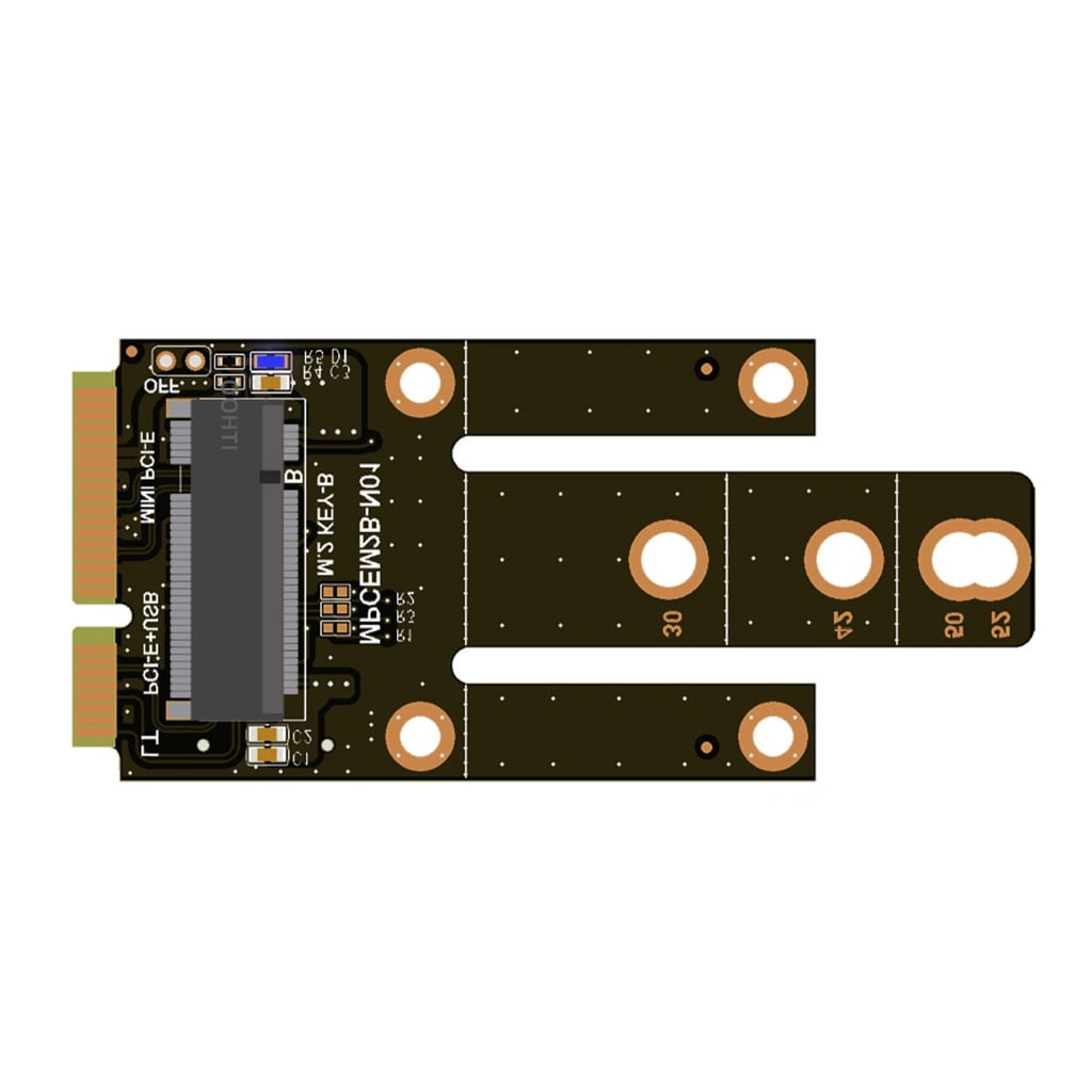 CIYISON High Efficiency M.2 NGFF Key B to mPCIE Adapter Card with Card ...