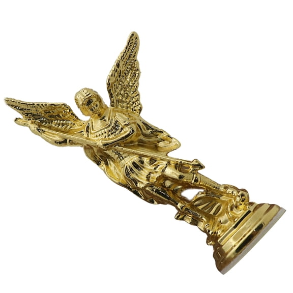 CIYISON Home Crafts Guardian Sculpture for Drawing Room Table Decorations Golden