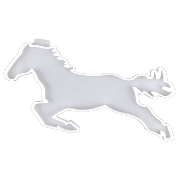 CIYISON Horse Desktop Office Decoration Epoxy Glue Silicone Mold Table Soft Ceramic Plaster Ornament Diy Crafts Decoration