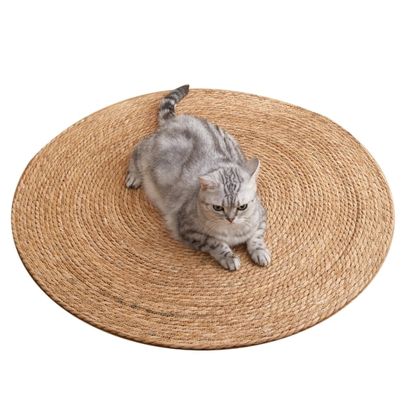 CIYISON Hygienics Straw Pad Straw Braided Area Rug for Exercise Studio and Gym