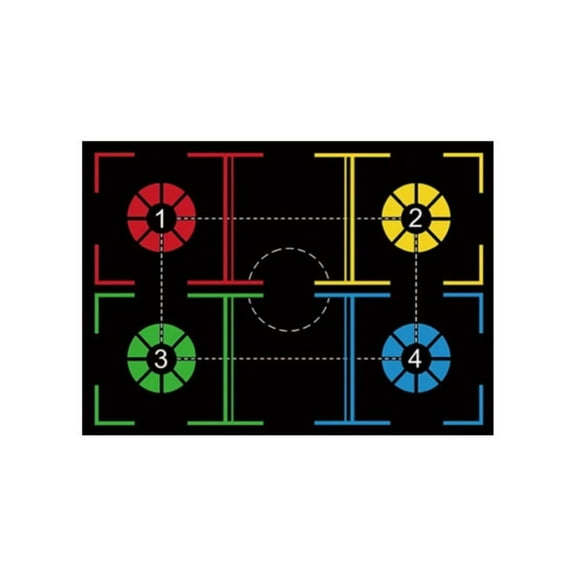 CIYISON Indoor Basketball Training Mat Control Practice Basketball Practice Mat