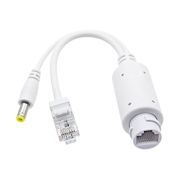 CIYISON Injector Molding Waterproof PoE Splitter Adapters, Converts 48V to 12V, Data&Power Solution for Phones DC38-57V Input