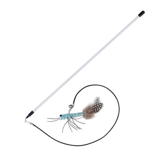 CIYISON Interactively Cats Toy Pet Exercise Play Rod Realistic Flying Durability Pet Toy for Outdoor Play and Exercise
