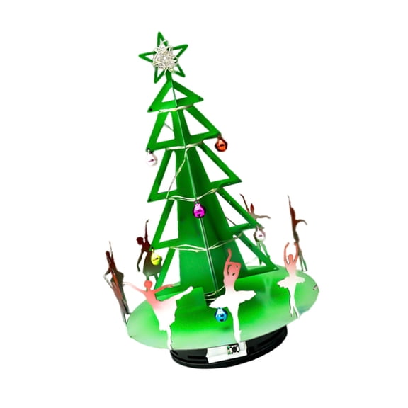 CIYISON Iron Craft Tree Music Box for Home, Offices, and Party Holiday Decoration Holiday Display hristmas Player