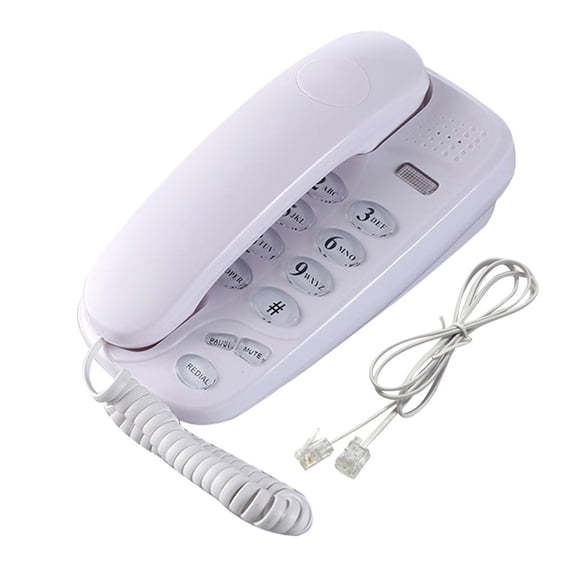 CIYISON KXT580 Corded Landline Telephone with Mute, Pause, and Redial Call Light - Easy to Install Intelligent Caller Home Phone