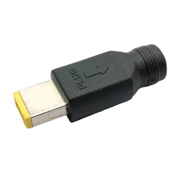 CIYISON Laptops Power Supply Adapter Tip Portable DC5521 to Square Port Connector Adapter Converter for Notebook Computer