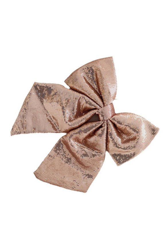 Large Ribbon Bows Christmas Tree Ornament Handmade Birthday Gift Colorful Sequins Fabric Bowknot Party Accessories