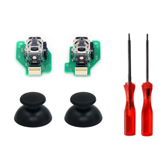 CIYISON Left Right Analog Joystick Thumb Stick Sensor Module Thumbstick Cap for WiiU
