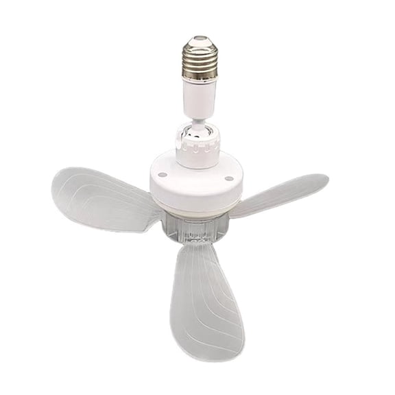 CIYISON Lightweight Mini Ceiling Fan Detachable E27 Screw for Multiple Room Use