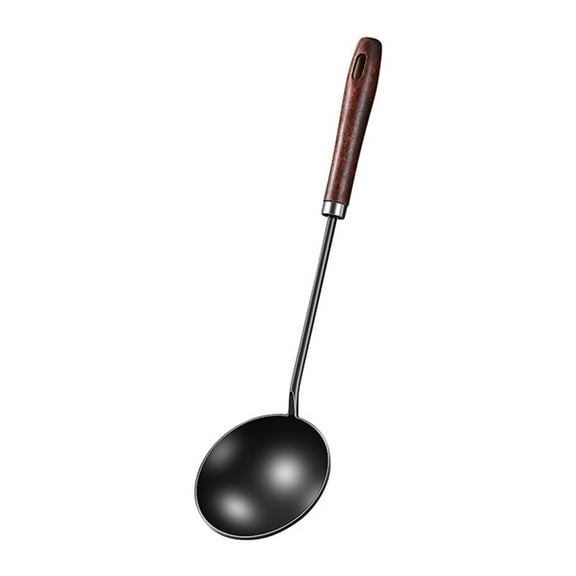 CIYISON Long Handle Iron Spoon Convenient Cooking Spoon for Eggs Dumplings Convenient Oil Separators Spatula Kitchen Tool