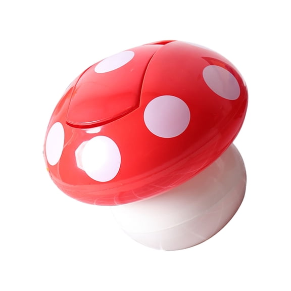 CIYISON Lovely Mushroom Themed Desktop Garbage Bin Odor Prevention Home School Use