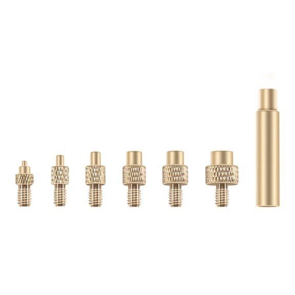 CIYISON M2 M3 M4 M5-M6-M8 Brass Hot Melt Nut Indenter Knurl Insert Nut for 3D Printer