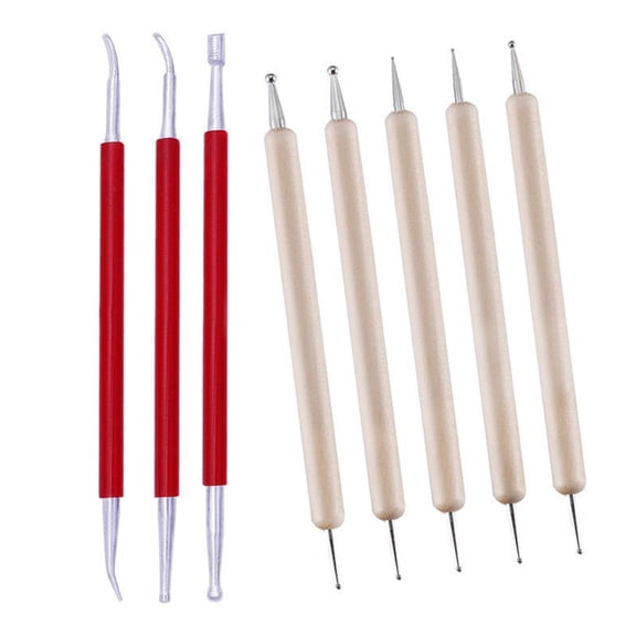 CIYISON Manual Leather Carved Embossing Hammer Kits Leather Stamping Tools