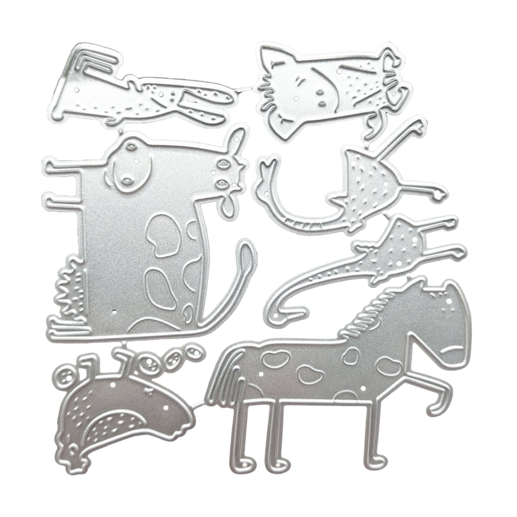 CIYISON Metal Die Cuts Animals Embossing Stencil Cutting Dies for Card ...