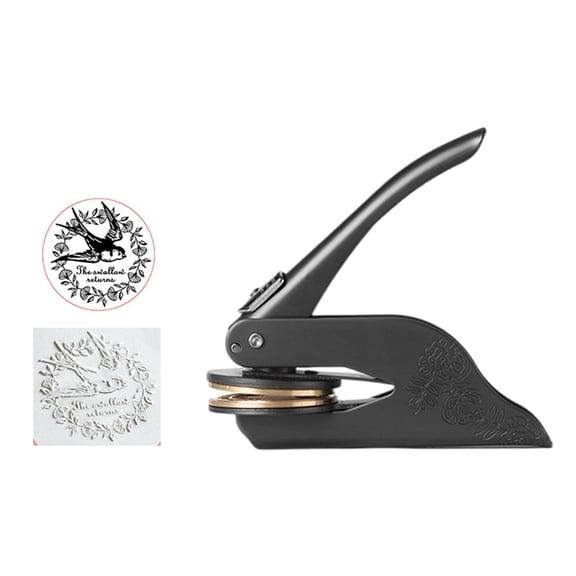 CIYISON Metal Seal Embosser Paper Embossing Pliers Practical Embossing Stamp