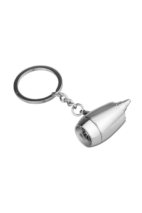 Mini Aircraft Engine Keychain Personality Charm for Key Ring Designer Souvenir