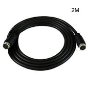 CIYISON Mini Din 9pin Male Adapter Extension Cable for Video Game Audio Equipment 1/2/3m
