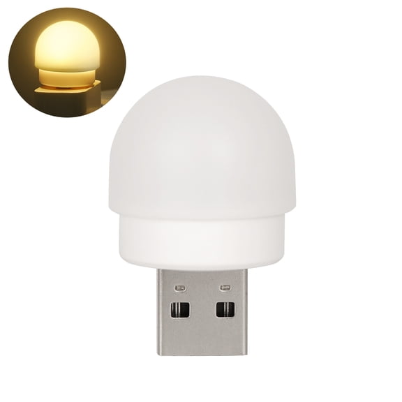 CIYISON Mini LED Reading Lamp Cute Night Light USB Round Lamp Eye for Protection Computer Mobile Power Lamp for Bedroom Bedside