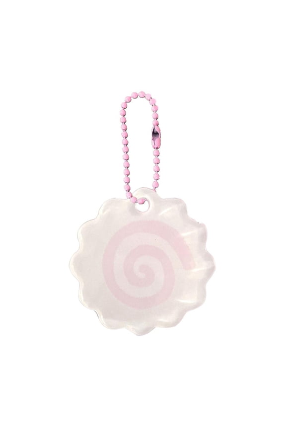 Mini Pink Squid Roll Keychain Cute Pendant Keyring Hanging Ornament Keys Holder Backpack Handbag Charm for Girls
