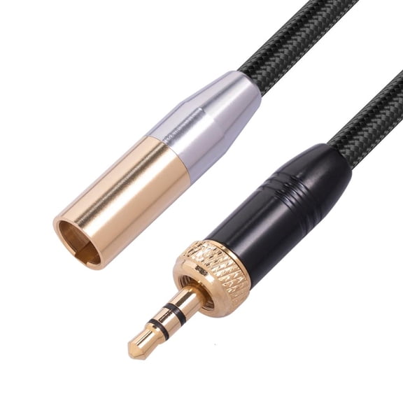 CIYISON Mini XLR Male to 3.5mm Audio Plug Cable, 3-pin Mini XLR to 1/8" TRS Plug Cable