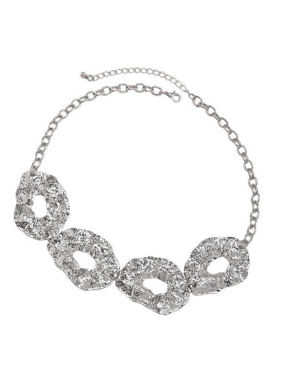Modern Irregular Circle Necklace for Women Jewelry Adjustable Waist Chain