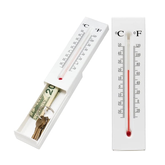 CIYISON Money Container Hiding Private Items Realistic Thermometer Stashs Can Secret Box