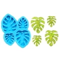 thumbnail image 1 of CIYISON Monstera Deliciosa Earrings Keychain Silicone Mold for DIY Craft Jewelry Tool, 1 of 8