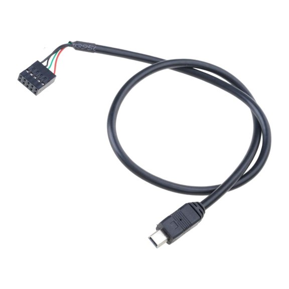 CIYISON Motherboard Header Adapter Cord USB 2.0 Mini 5Pin Male to 9Pin Female Conversion