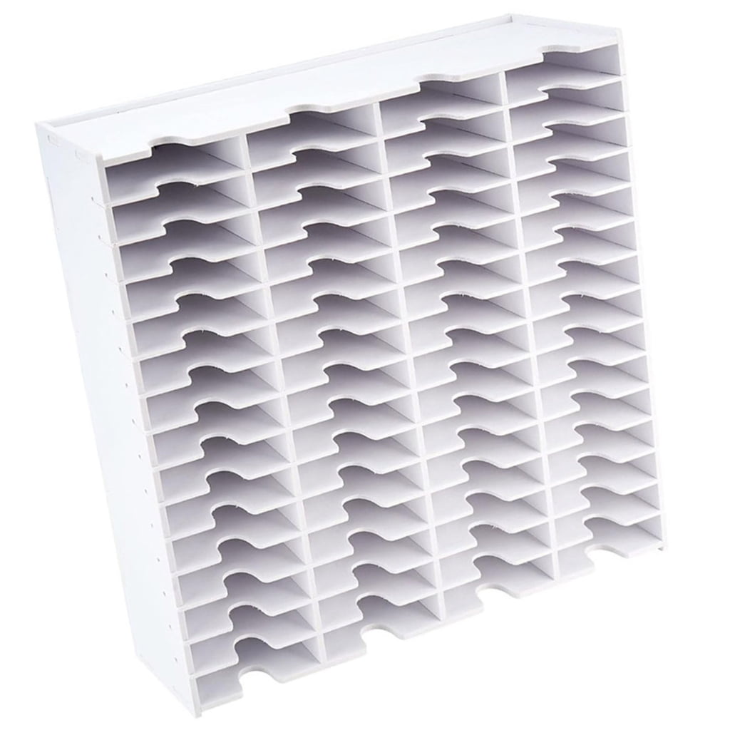 CIYISON Multifunctional 18/36/51/60 Grids Inkpad Organizers for Craft Wall or Desk Storage with Stainless Steel Hook Designs