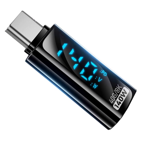 CIYISON Multifunctional USB C Connectors LED Display,Rapid Charging USB C Extension