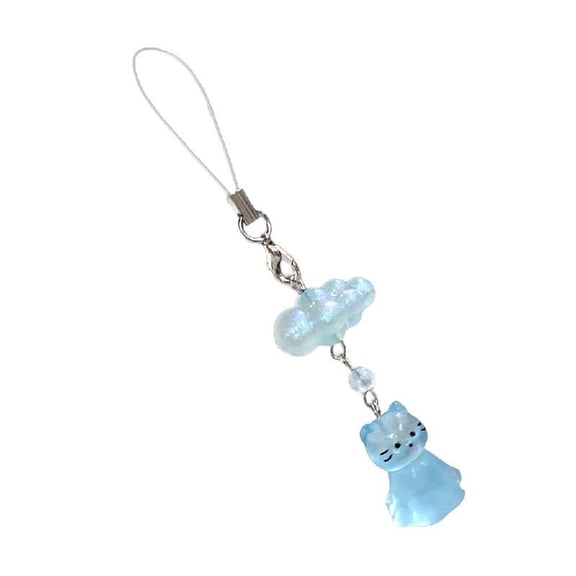CIYISON Multipurpose Cat and Cloud Keychain Suitable for Secure and Stylish Carrying