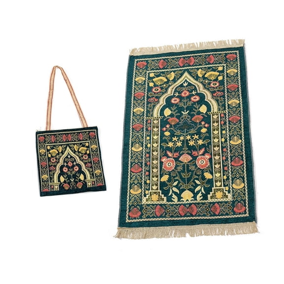 CIYISON Muslims Islamic Prayer Mat Soft Comfortable Washable Worships Mat Rugs 70x110cm