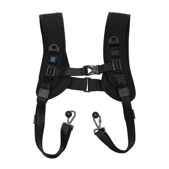CIYISON Nylon Camera Shoulder Straps Harness with Quick Access for Carrying 2 Cameras