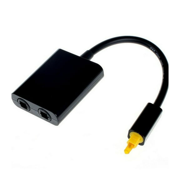 CIYISON Optical Fiber Splitter Optical Sound Cable Optical Splitter Adapter Optical